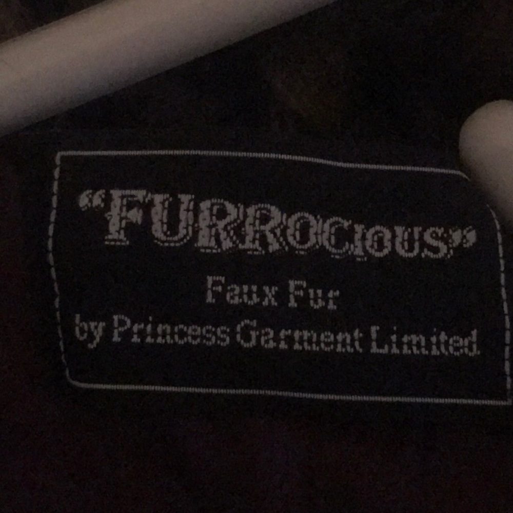 1960’S vintage Furrocious Faux Fur hooded coat by Princess Garment limited